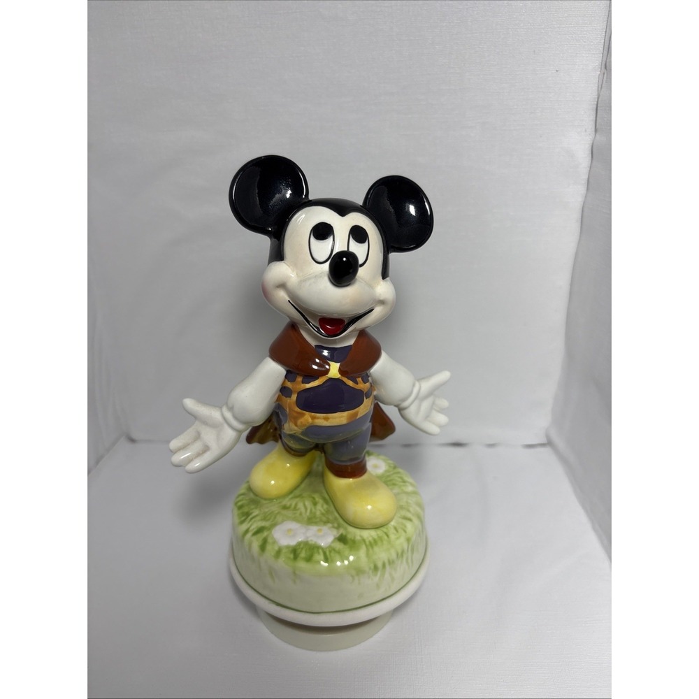 Disney Mickey Mouse Musical Wind Up The San Francisco Music Box Company / Schmid
